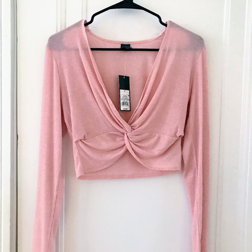 Wild Fable Blush Pink Crop Top - Brand New!